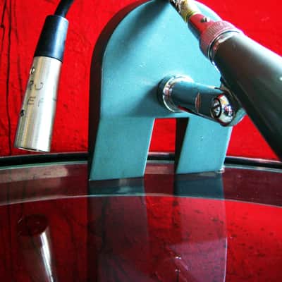 Vintage RARE 1960's NEAT TM-10 dynamic omni-directional microphone High Z w cable & stand Lafayette Calrad Aiwa image 12