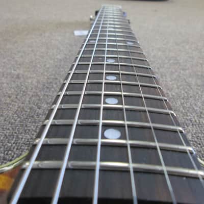 Blue Frog Made in the USA  335 Style Flametop 2014 Vintage Amber image 6