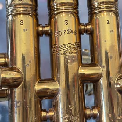 Buescher True Tone Trumpet  LP205 Vintage image 3
