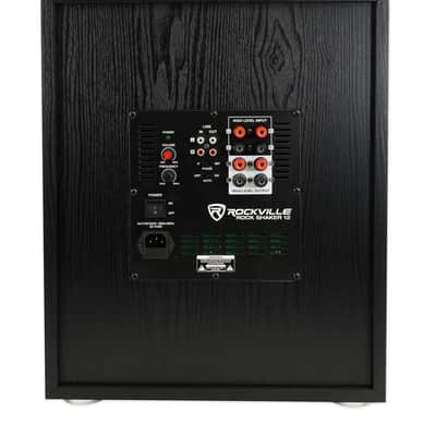 Rockville Rock Shaker 12" Inch Black 800w Powered Home Theater Subwoofer Sub image 6