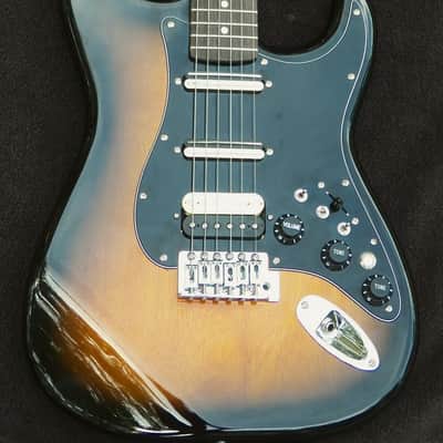 XX-Wide 2" Neck Tobacco Burst Mahogany Stratocaster with Ebony/Maple Neck + 2025+ 3 Matching Humbucking Custom Pickups + 3 Coil Spit Toggles + Kill Switch + Grover 406C Locking Tuners +Leveled, Crowned and Polished Frets with Full Setup! image 3