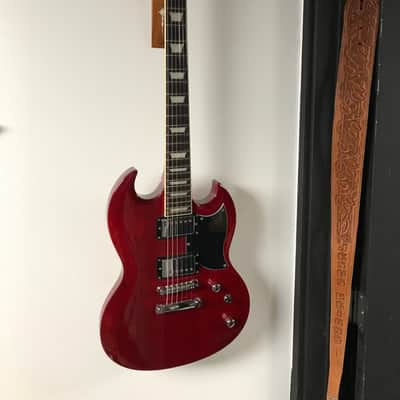Harley Benton DC Custom Line Mid 2000’s - Red image 1