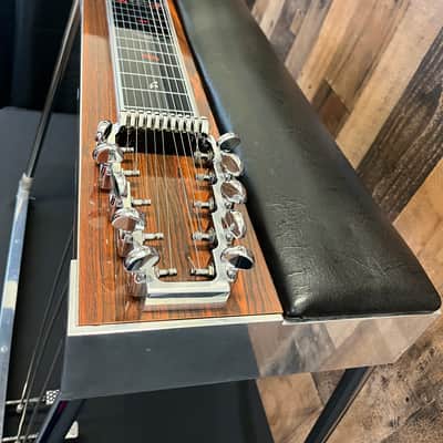 Marlen D-10 3x5 Single Pedal Steel 1970s - Wood Grain with Original Case image 21