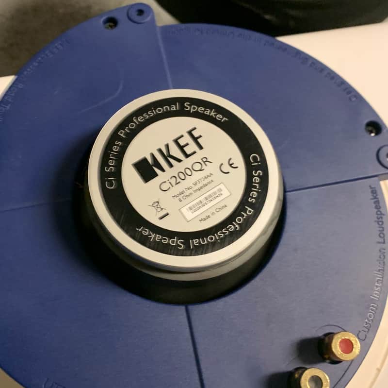 Pair of Kef Ci200QR: Thin bezel and narrow rim allow for flawless integration image 1