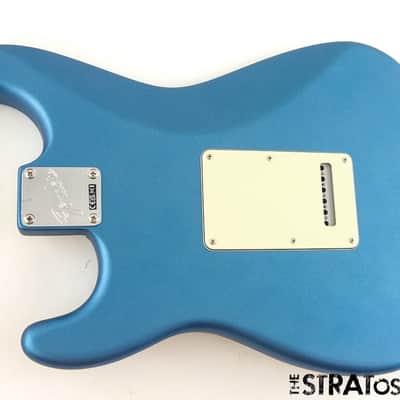American Performer Fender Stratocaster Strat LOADED BODY Satin Lake Placid Blue image 3