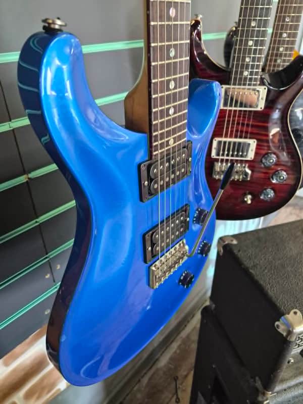 PRS CE 24 Chrome Blue 2006 Electric Guitar | Reverb
