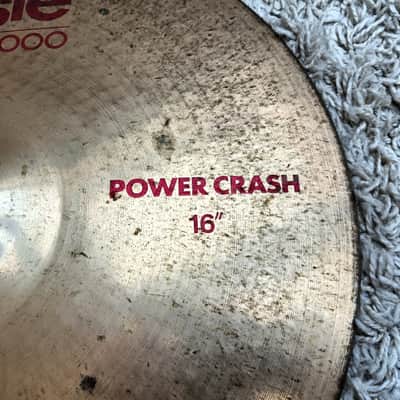 PAISTE 3000 RED LABEL REFLECTOR POWER CRASH 16" image 5
