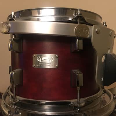 Orange County Drum & Percussion OCDP USA 6-piece drum kit 2002 Burgundy Satin image 11
