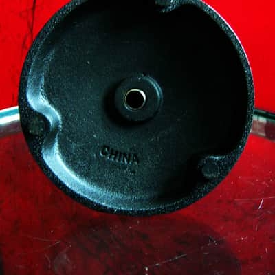 Vintage 1960's Olson M-219 dynamic cardioid microphone Dual Z w stand prop repair Calrad Shield Lafayette image 15