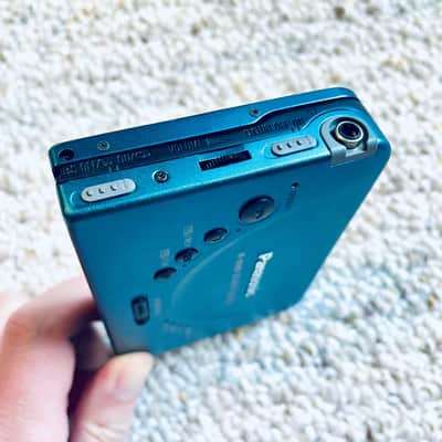 PANASONIC SX3 Walkman Cassette Player, EX Rare Blue ! Display or Repair ! image 5