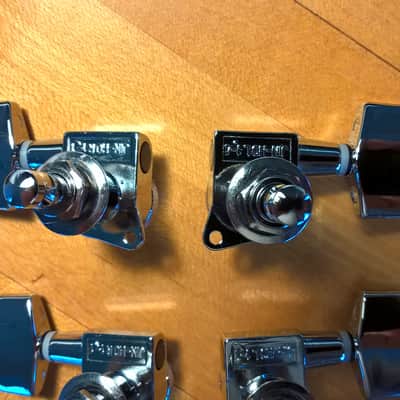 Jin-Ho Sperzel-Clone Locking Tuning Machines -- 3 x 3; Chrome; Mint Condition image 9