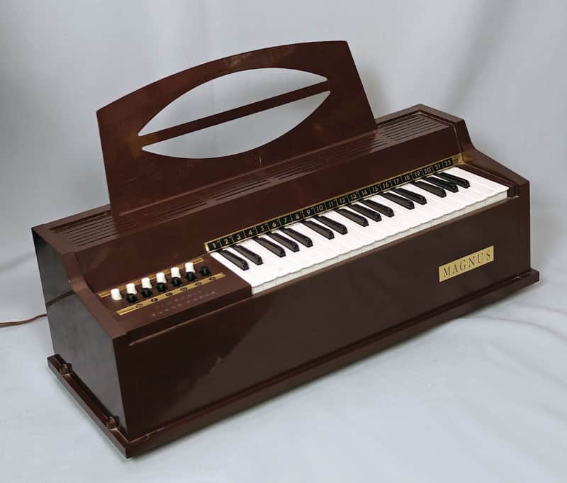 Magnus 391 Electric Chord Organ - 1970's - Brown | Reverb