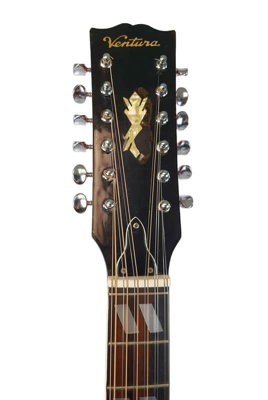 1970 Ventura Bruno V-24 12-String Acoustic-Electric Guitar | Reverb