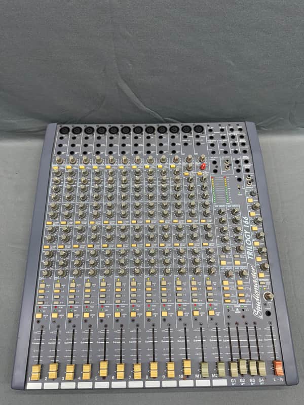 Vintage Studiomaster Trilogy 166 Studio Live Sound 12 Channel Mixer Stage Audio image 1