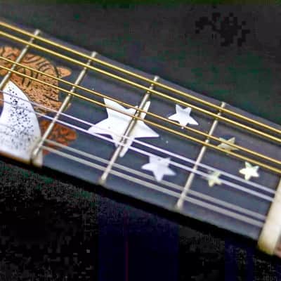 Blueberry Handmade Mandolin F-Style Devil Motif image 9