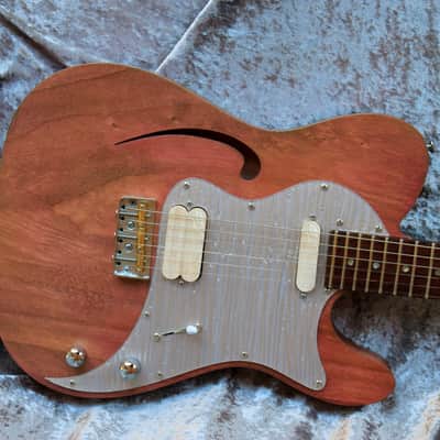 Build to Order GB Liuteria Traditional Tele Semi Hollow bronze image 3