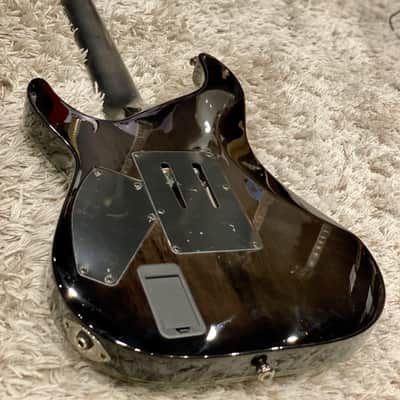 Schecter Hellraiser Hybrid C-1 FR TBB in Trans Black Burst image 3