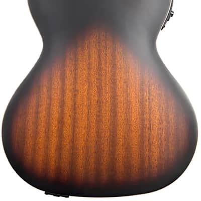 Kala KA-JTE/2TS Archtop Tenor Acoustic-Electric Ukulele - Tobacco Burst image 5