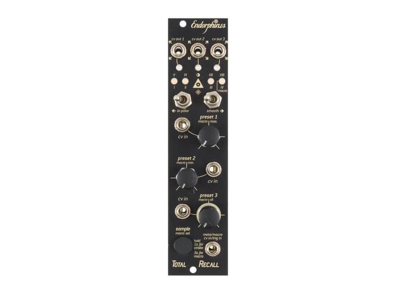 Endorphin.es Total Recall Preset Manager + Macro Controller (Black) [USED] image 1
