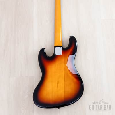 1988 Fender Jazz Bass ‘62 Vintage Reissue JB62-60 Sunburst, Japan MIJ Fujigen image 3