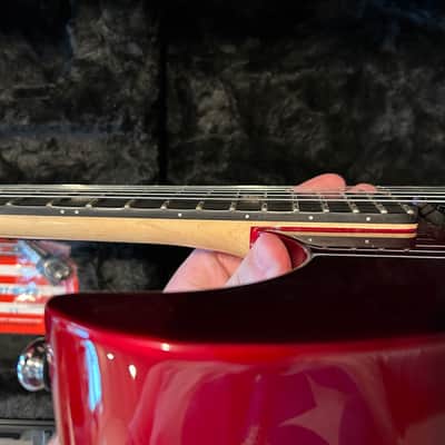 Moog E-1 electromagnetic infinite sustainer guitar - Candy Apple Red image 14