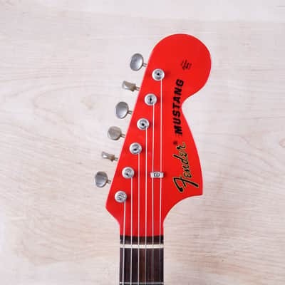 Fender MG-69 Mustang Reissue MIJ 2010 Red Matching Headstock Japan w/ Bag image 16