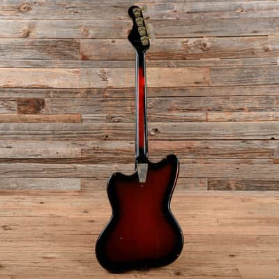 Silvertone Coral Bass Sunburst 1960s image 5
