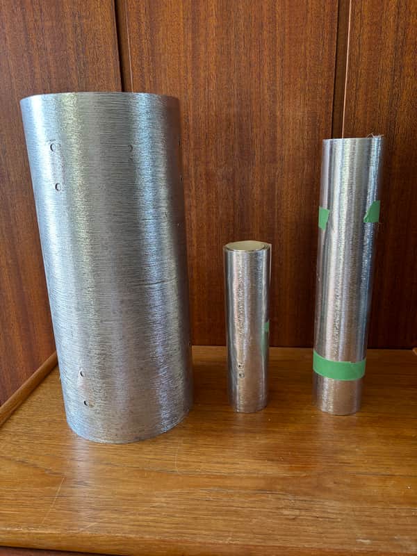 Vintage Silver Drum Wrap MIJ 60’s-80’s image 1
