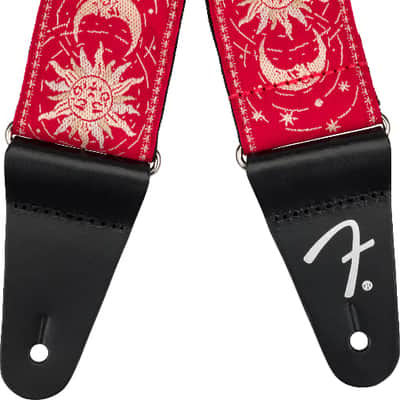Genuine Fender American Vintage II Sun Guitar Strap, Dakota Red
