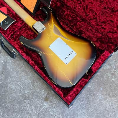 Fender LTD 1967 Stratocaster HSS Heavy Relic HREL Custom Shop strat 2022 - Sunburst image 14
