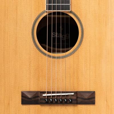 Stagg SA45 D-LW Dreadnought Spruce Top Mahogany Neck 6-String Acoustic Guitar image 3