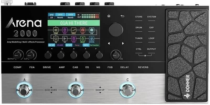Donner Arena 2000: Professional Multi-Effect Guitar Processor image 1