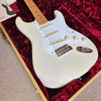 Fender American Original '50s Stratocaster with Maple Fretboard 2017 - White Blonde image 2