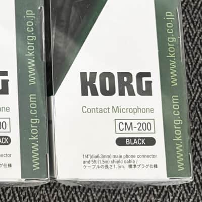 Korg CM-200 Contact Mic Clip-On Instrument Microphone CM200 (Black BK) image 2