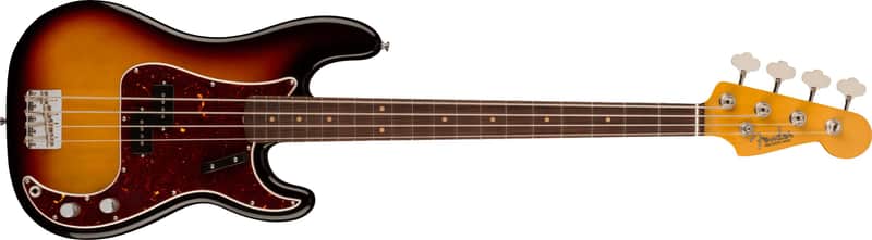 FENDER - American Vintage Ii 1960 Precision Bass Rosewood Fingerboard 3-color Sunburst 0190160800 image 1