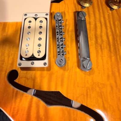 2015 Gibson Memphis ES-Les Paul Double Cream VOS – Lemon Burst – Rare Factory Dual DiMarzio Model - 1 of 150 Produced image 7