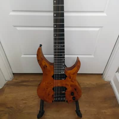 Legator G7SS Prototype 2020's - Gloss Amber Burl image 1