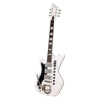 Airline Guitars Jetsons '59 3P DLX White Left-Handed image 8