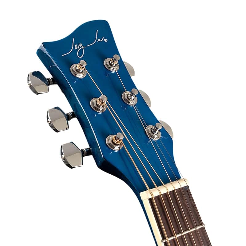 Jay Turser JJ43-TBL Dreadnought Basswood Body 3/4 Size Mahogany