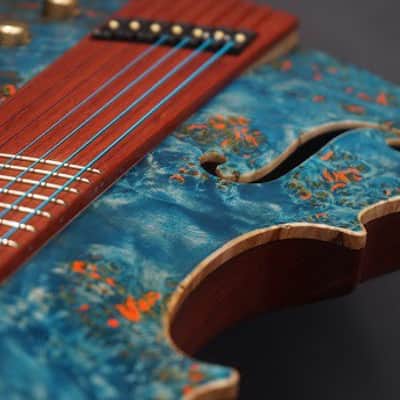 Stradi Lavafall Symphony 7-String Guitar (not a bass) 2023 - Satin image 6