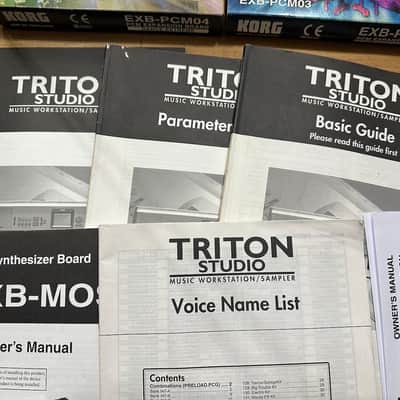 Korg Triton Studio 88-Key 120-Voice Polyphonic Workstation 2002 - 2005 - Silver image 22