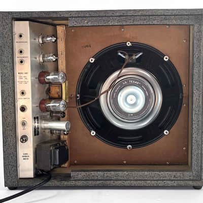Silvertone 1482 Amp - 1963-1968 - 15w - Lil’ Texas Speaker - Gray Tolex image 5