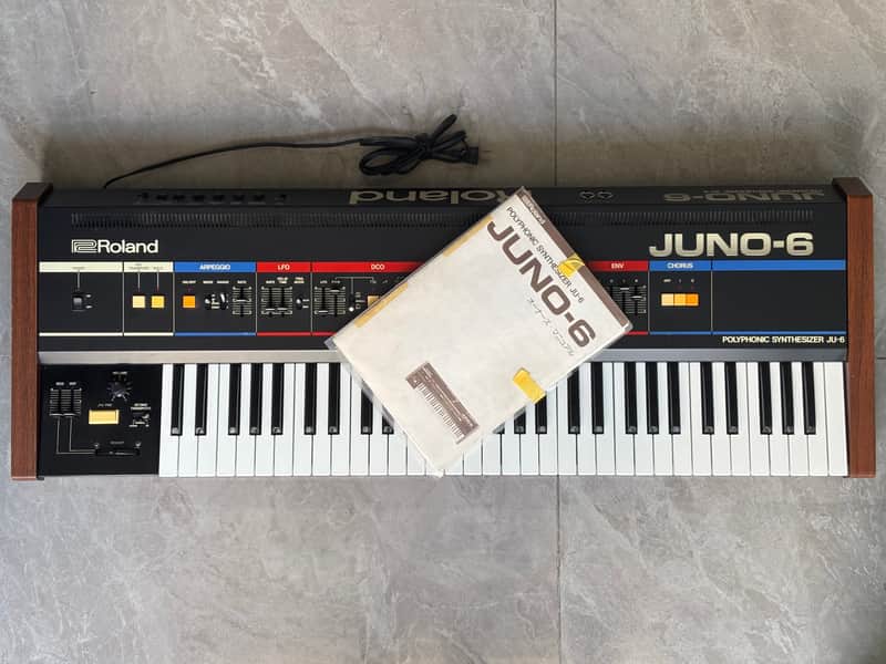 Roland Juno-6 Polyphonic Synthesizer w Tubbutec MIDI mod image 1