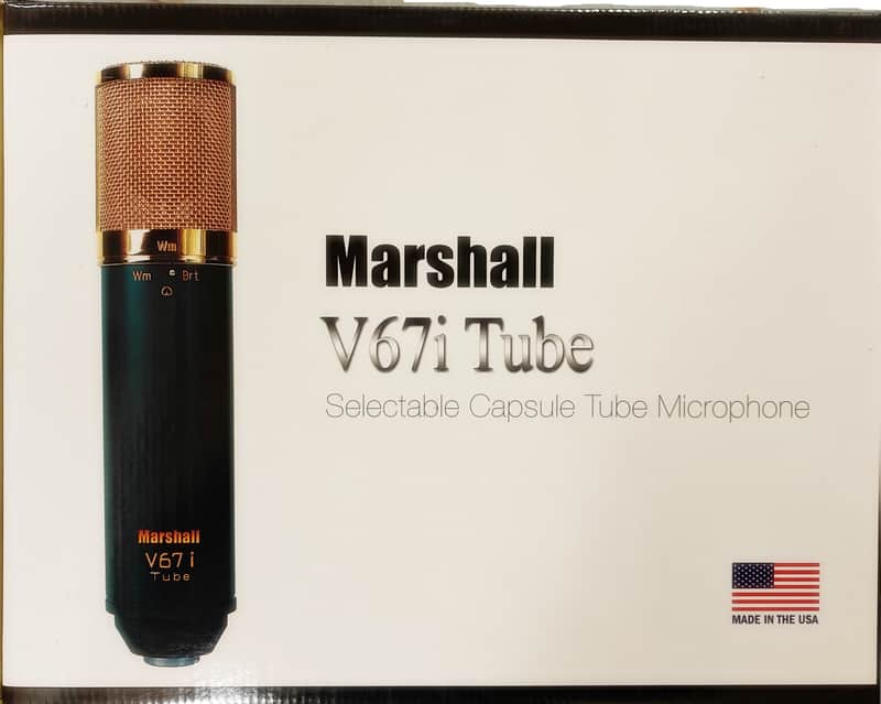 Rare Made in USA MXL/Marshall V67i Vacuum Tube Dual Capsule Condenser Mic 2010 image 1