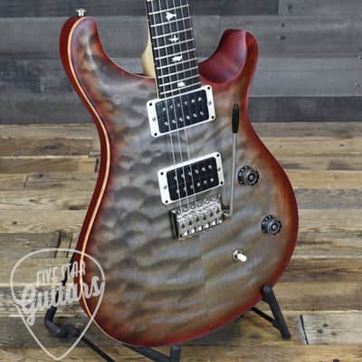 PRS Wood Library CE-24 Satin Quilt Top - Faded Gray Black Cherry Burst image 8