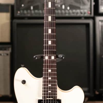 EVH SA-126 Standard Semi-Hollow Electric Guitar - Satin Vintage White image 4
