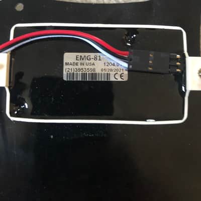 Immagine EMG KH21 Kirk Hammett HH Pre-Wired Loaded Pickguard (Custom Color) - 7