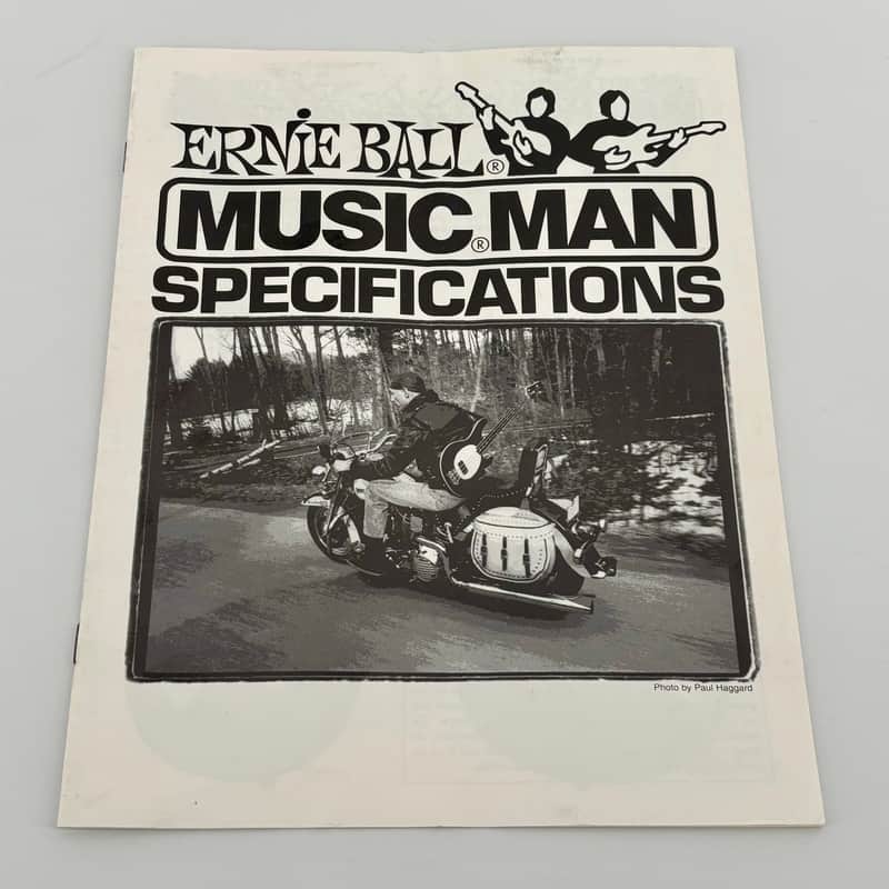 1996 Ernie Ball MUSIC MAN Specifications Catalog [1ST Year AXIS Case Candy] image 1