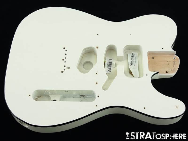 2022 Fender American Ultra Tele BODY USA Telecaster Guitar Arctic Pearl $10 OFF image 1
