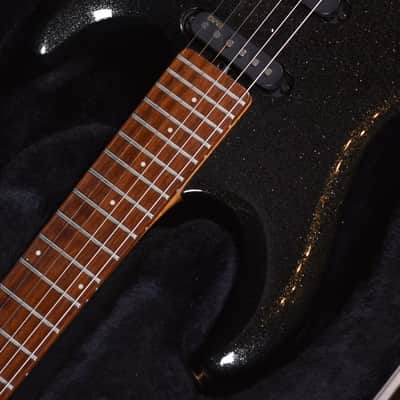 Music Man Luke HSS Black Sparkle - pick up manico Crossroad image 6